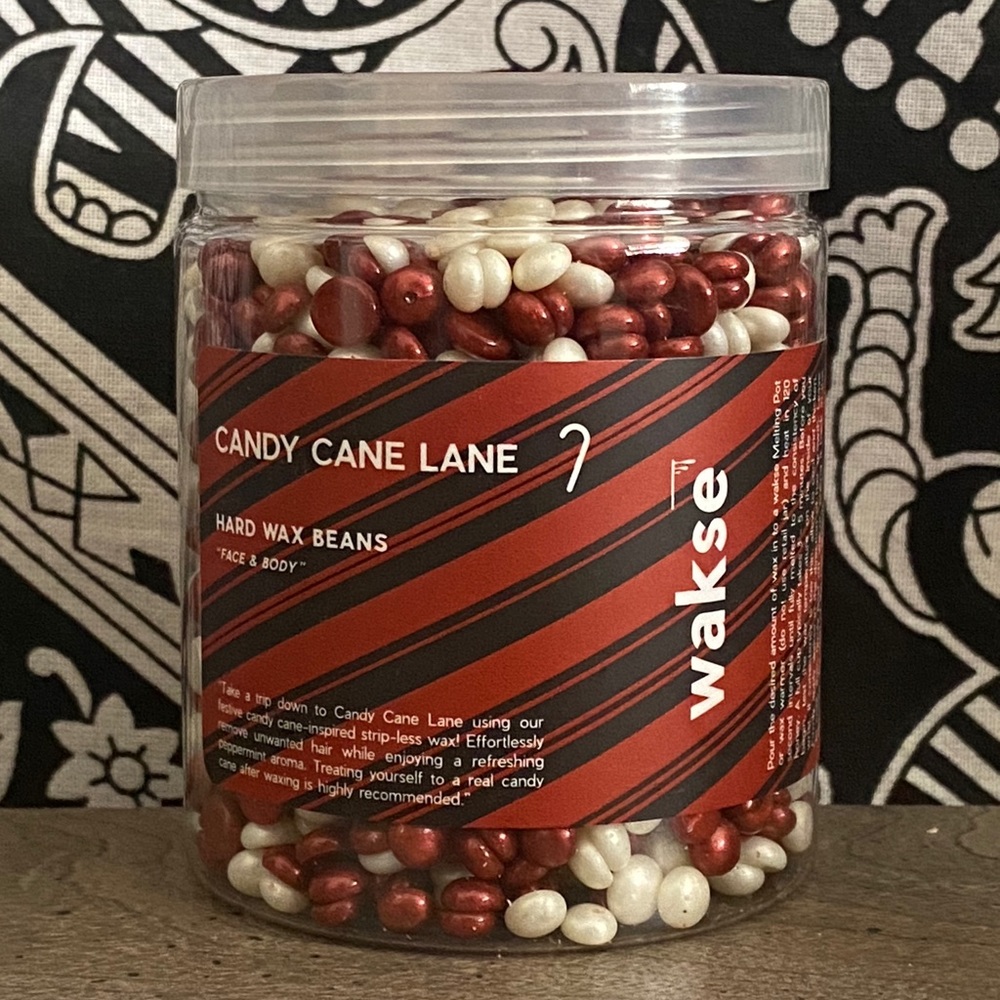 NEW Wakse Hard Wax Holiday “Candy Cane” Beans